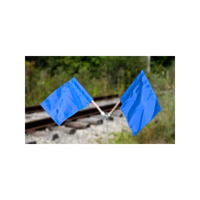 蓝色尼龙国旗f/ derailer