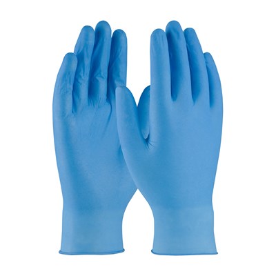 蓝色氮毛手套，XL