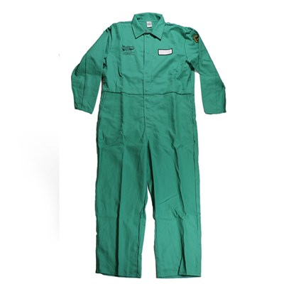 2xL FR Green CoverAll W / Snaps