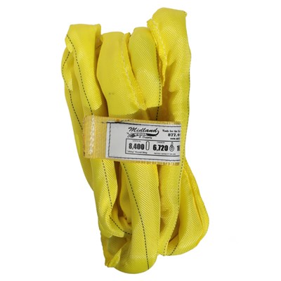 VR3 x 4 ft YELLOW POLYESTER ROUNDSLING