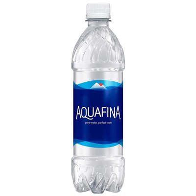 Aquafina瓶装水，16.9盎司瓶子，