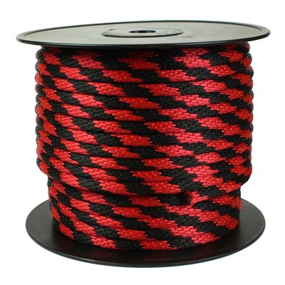 5/16在x 600 ft红色/黑色多绳索