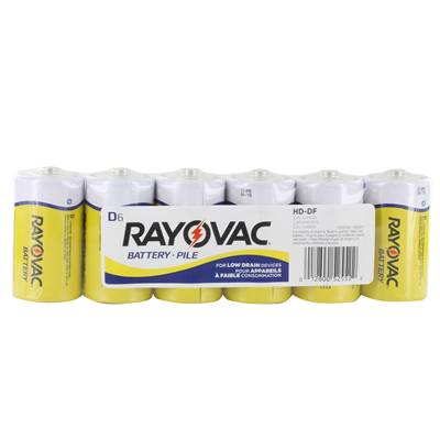 D H.D.Ray-O-VAC电池