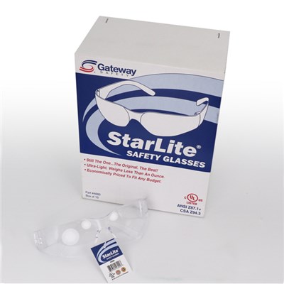 STARLITE SAFETY GLASSES, CLEAR