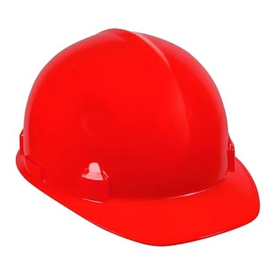 RED HARD HAT W/ 391 RATCHET SUSPENSION