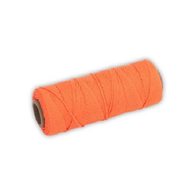 橙色梅森线,编织250英尺线轴