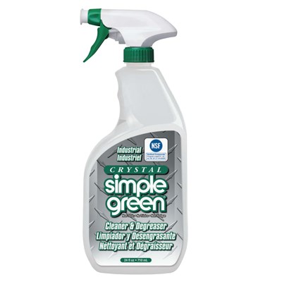 简单的绿色清洁剂，24盎司喷雾瓶