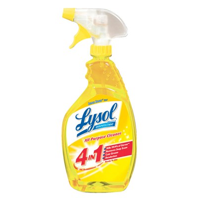 lysol 4-n-1通用清洁剂，盒子