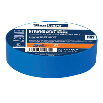 ELECTRICAL TAPE, ROLL, BLUE