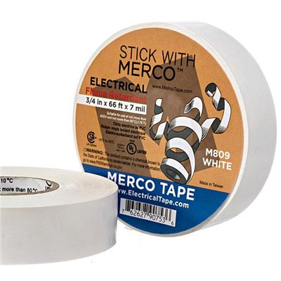 ELECTRICAL TAPE, ROLL, WHITE