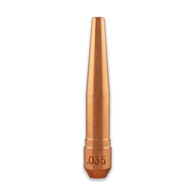 .035 in CENTERFIRE CONTACT TIP, TAPERED