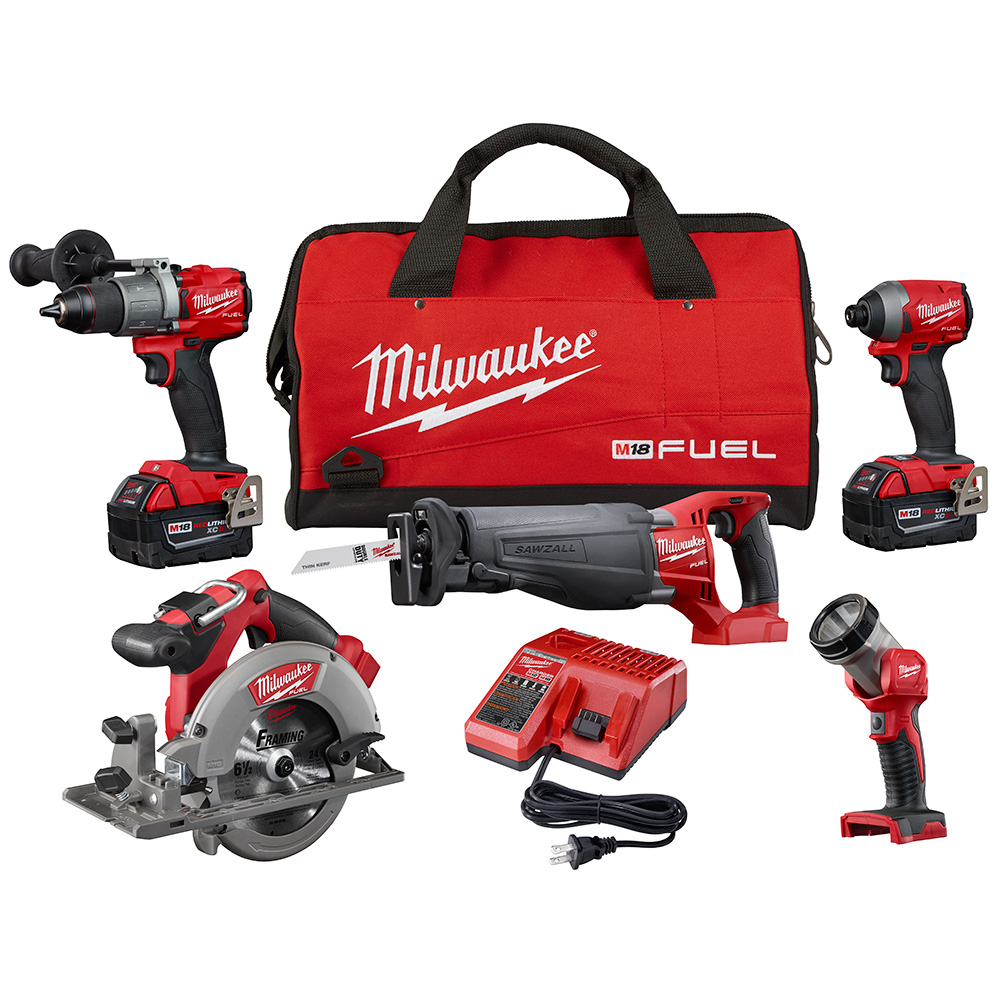 密尔瓦基®M18燃料™5工具组合套件| Midland工具和供应华体会平台- 华
